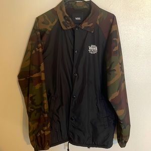 VANS button down windbreakerL